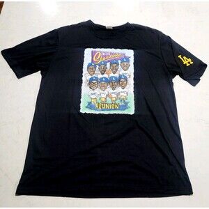2024 Los Angeles Dodgers Lakers Night T-Shirt Size XL Showtime Reunion Magic LA